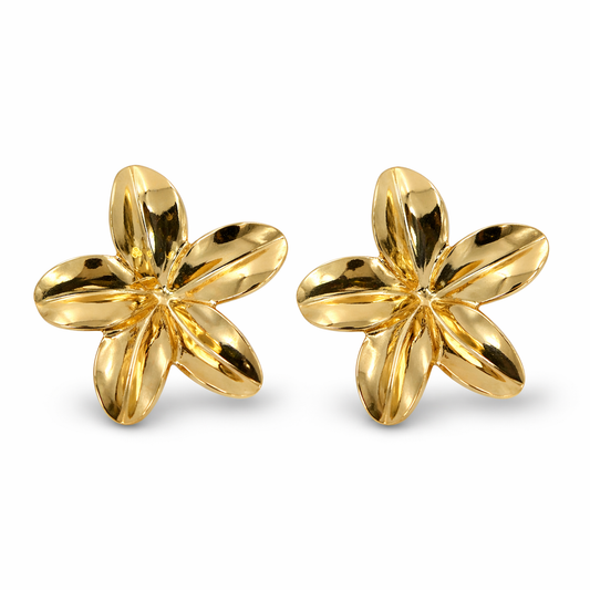Arete flor palmito