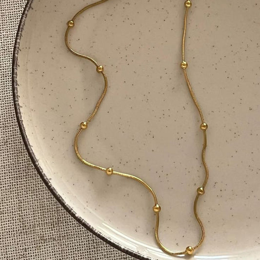 Cadena Lisa con Bolita