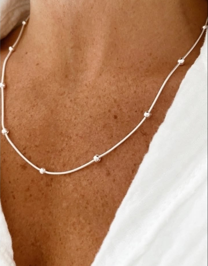 Cadena Lisa con Bolita