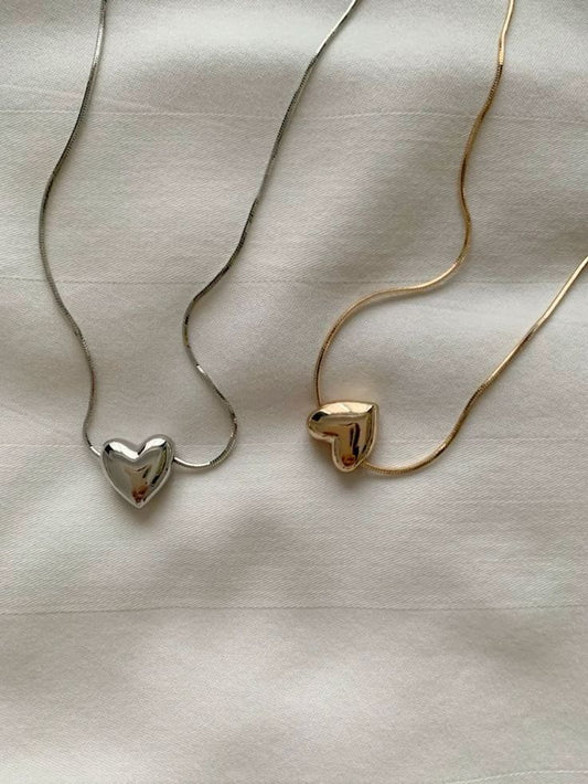 Collar Corazón Pasante