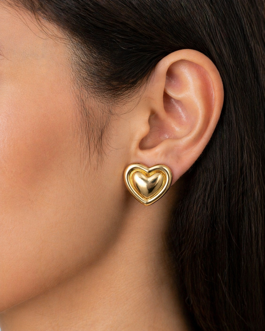 Arete sello corazón