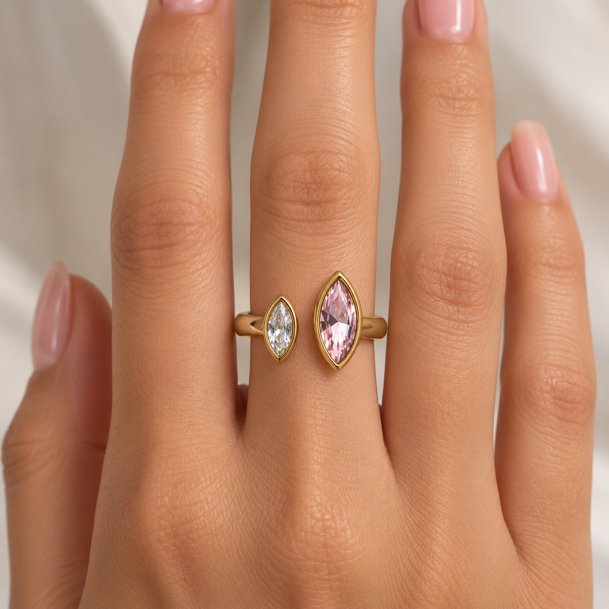 Anillo Gema Rosa