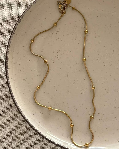 Cadena Lisa con Bolita