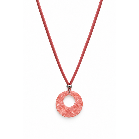 Collar Boho Chic Rosa